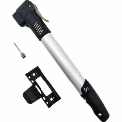 ALMI Mini Pompe à Vélo Pompe à Cadre Portable Fit Presta & Schrader, Mini Pompe à Pneu De Vélo Pour Vélo De Montagne BMX Haute Pression 100 PSI / 7 Bar, Comprend Une Aiguille De Pompe à Balle
