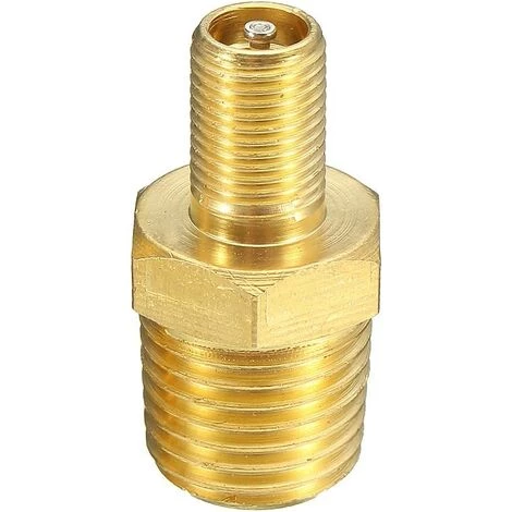 GALOZZOIT 1/4Inch Npt Nickel Plaqué Laiton Valves De Remplissage De Réservoir De Compresseur Schrader – Image 5