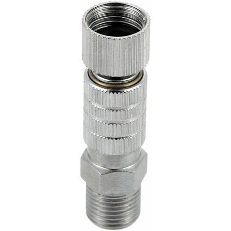 LITZEE Accessoires De Connecteur Rapide D'aérographe, Connecteur Autobloquant D'aérographe De Compresseur D'air, Nervures Intérieures Et Extérieures De 1/8 "T-117 Aérographe Pneumatique – Image 5