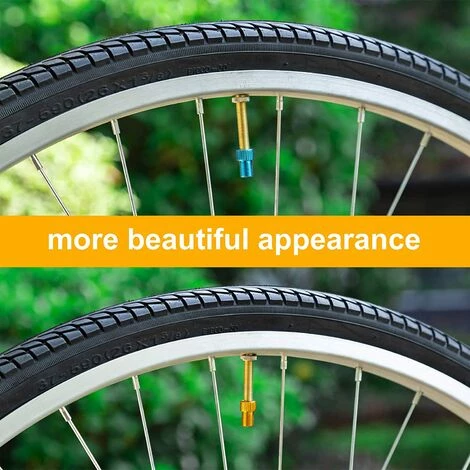 MODOU 10 Pièces Adaptateur Valve Presta, Conversion De Presta En Schrader Pour Vélos, Gonfler Vos Pneus Avec Une Pompe Standard Ou Un Compresseur D'air â Image 4