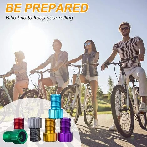 MODOU 10 Pièces Adaptateur Valve Presta, Conversion De Presta En Schrader Pour Vélos, Gonfler Vos Pneus Avec Une Pompe Standard Ou Un Compresseur D'air â Image 5