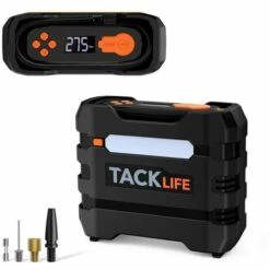 TODOT Compresseur D'Air, Gonfleur De Pneu Portable, Pompe De Pneu De Voiture 150 PSI - A6