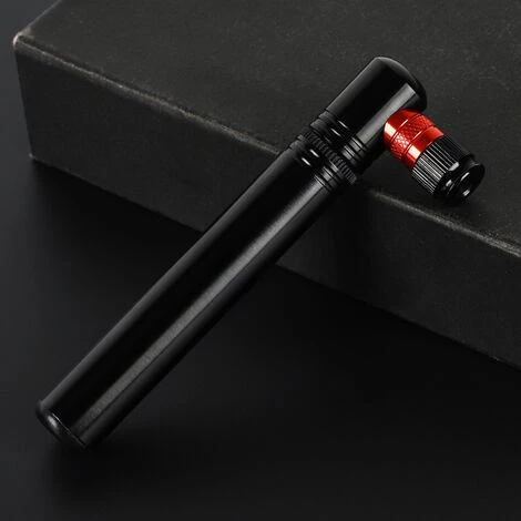 WEST BIKING Mini Pompe à Vélo En Alliage D'aluminium Ultra-léger Vtt Vélo De Route Gonfleur De Pneu Schrader Presta Valve Cyclisme Air Pompe à Main - Le Noir - Le Noir â Image 3