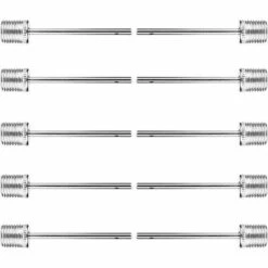 JOORRT Lot De 10 Aiguilles De Pompe à Ballon En Acier Inoxydable Pour Basketball, Football, Volley-ball, Rugby