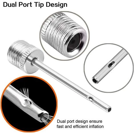 MEZHENG Aiguilles De Gonflage D'aiguille De Pompe à Balle En Acier Inoxydable Aiguille De Balle Pour Le Basket-Ball De Football â Image 2