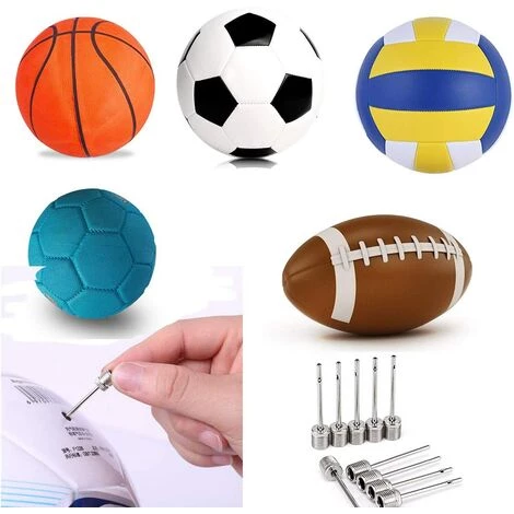 MEZHENG Aiguilles De Gonflage D'aiguille De Pompe à Balle En Acier Inoxydable Aiguille De Balle Pour Le Basket-Ball De Football â Image 4