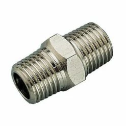 PREVOST Mamelon Egal M�le/m�le A2, Laiton, Filetage Male 1/4 Pouce Gaz X Filetage Male 1/4 Pouce Gaz