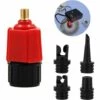 FR-LIFE BR-Vie Convertisseur Gonflable De Pompe D’Adaptateur D’air Adaptateur, 4 Normes Pièce Jointe Conventionnelle De Valve D’air Pour Bateau Gonflable, Stand Up Paddle Board, Lit Gonflable