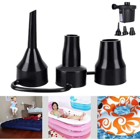 GRID COOL Plastique Gonfleur Adaptateur Buses De Rechange, Pompe Buse Tête 3 Tailles Pour Piscine Gonflable â Image 4