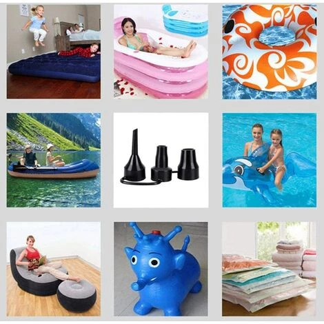 GRID COOL Plastique Gonfleur Adaptateur Buses De Rechange, Pompe Buse Tête 3 Tailles Pour Piscine Gonflable â Image 5