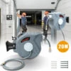 VINGO Enrouleur Air Comprimé Automatique Avec Embrayage 20+2 M - Gris