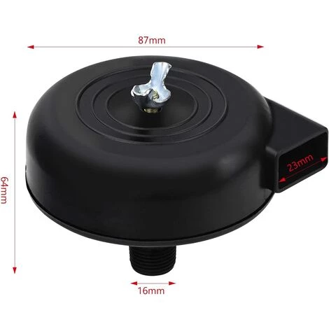 QERSTA Compresseur D'Air Filtre Silencieux, 3/8" Filetage 16mm Pièces â Image 2