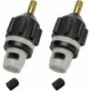 MONLY 2 PCS Adaptateur De Kayak En Plastique Adaptateur De Valve à Air Standard Adaptateur Sup Compresseur Étanche Adaptateur Pompe Kayak Embout De Gonflage Pour Bateaux Pneumatique Board Kayak
