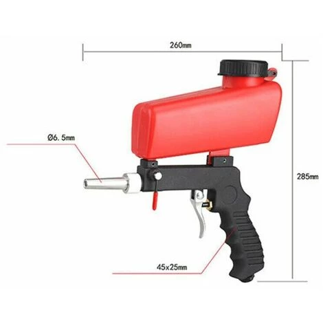 Dontodent Pistolet De Sablage Pneumatique Petite Machine De Sablage Pneumatique à Gravité Portable – Image 5