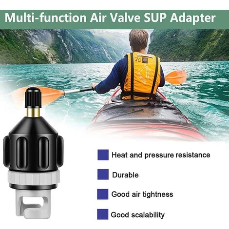 MONLY Adaptateur De Valve Adaptateur De Pompe De Navire Sup, Accessoires D'Adaptateur De Compresseur De Pompe à Air à Plaque De Palette Verticale, Adaptateur De Pompe à Air Conventionnel Portable â Image 5