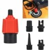 MONLY Convertisseur Gonflable De Pompe D’Adaptateur D’air Adaptateur, Sup Adaptateur De Valve Avec 4 Buses Pour Lit De Bateau à Rames De Piscine Gonflable Stand Up Paddle Board Kayak