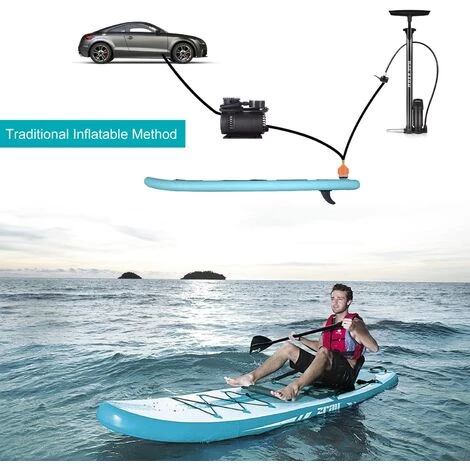 MONLY 2 Pièces Adaptateur De Kayak,Sup Adaptateur Valve,Convertisseur Gonflable Pompe à Air Pour Canoës,Stand Up Paddle Boards,Planches à Pagaie â Image 4