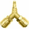 MONLY Distributeur Dair Comprimé, Distributeur à Raccord Rapide Pour Tuyau Dair 1/4, Commutateur Dair Comprimé, Distributeur Dair En Y, Distributeur Dair Comprimé En Laiton