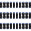 Connecteur Pneumatique 6mm Droit Raccords Rapides Pneumatiques Push In Raccord De Tube De Ligne D'Air En Plastique 30 Pièces - DKSFJKL