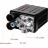 TINOR Pressostat De Compresseur D'Air Avec 4 Sorties 90-120 PSI 240 V Commutateur De Pression Vanne De Contrôle Pièces Pour Compresseur