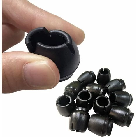 PESCE Protecteur De Sol Pour Pieds De Chaise Ronds De 37 à 42 Mm, Capuchons De Pieds De Petite Chaise En Silicone, Meilleurs Embouts De Pieds De Chaise, Noir, Paquet De 40 â Image 2