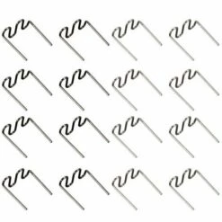 LIFCAUSAL Universel 100 Pièces/ensemble Prédécoupé 0.6mm-0.8mm Agrafes Plates à Vague Chaude Pour Agrafeuse En Plastique Réparation Soudeuse Outil De Réparation