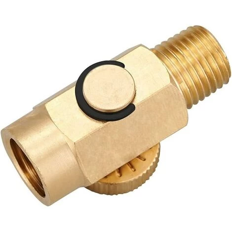 MONLY NPT Mâle X NPT Femelle De Régulation De Débit D'air En Ligne En Laiton Raccord Outil De Contrôle De Compresseur De Pression D'air – Image 5