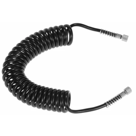 LITZEE Raccord Pour Compresseur Tube D'air à Ressort Aérographe Avec Connecteur Rapide Tube D'air Aérographe Spécial Aérographe Mini Compresseur D'air Tube D'air Noir PU Tube D'air, Aérographe Pneumatique – Image 2