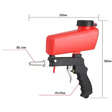 Fei Yu De Sablage Pneumatique, Petit Sablage à Main, Petite Machine De Sablage Pneumatique à Gravité Portable – Image 5