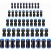 READCLY-50Pcs Connecteur Droit Pneumatique, Raccord Rapide Air Push Connecteur à Poussoir Droit,Raccords De Tuyau Raccord De Tube De Ligne D'Air En Plastique,PU 4/6/8/10/12mm,Connecter Raccord De Tube