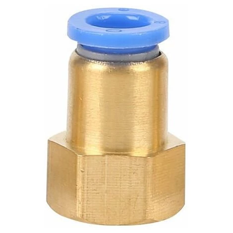 FLETéçA Pression Connexion Tube Raccord Adaptateur 6mm Tube Diamètre Externe Femelle Droit Pneumatique Connexion Connect Tuyau Raccord 5pcs(R1/8) â Image 4