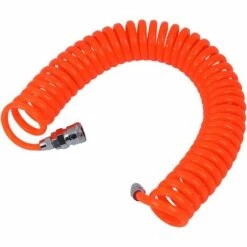 CESIèCLEFOU Tuyau En Spirale Pneumatique Flexible PU Pour Compresseur D'air 6M 19.7ft 8mm X 5mm Lefou
