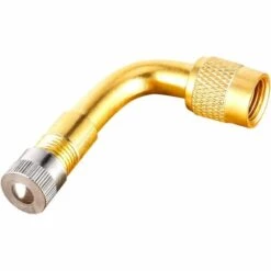 CESIèCLEFOU Adaptateur D'extension De Valve De Pneu, Prolongateur De Tige De Pneu En Laiton Coudé à 90 Degrés Pour Camion De Vélo De Moto De Voiture Lefou