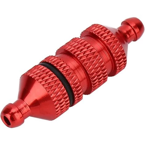 OYLDA Filtre à Carburant à Huile RC, Filtre à Carburant Nitro En Alliage D'aluminium, Pièces De Rechange Pour Voiture Modèle RC, Filtre à Carburant (rouge)