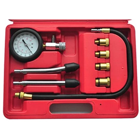 VidaXL Kit De Testeur De Compression Pour Moteur à Essence 9 Pcs - Multicolore – Image 2
