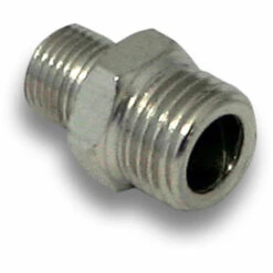 WILTEC Adaptateur Aérographe Réducteur 12,91 Mm (1/4") 9,51 Mm (1/8") Filetage Mâle Tuyau à Air
