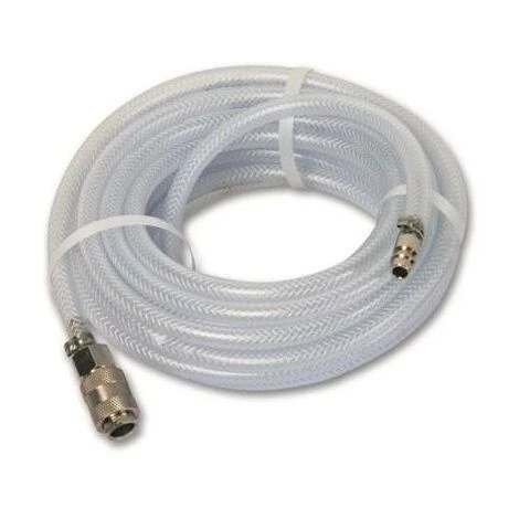 RIBIMEX Tuyau à Air Comprimé PRO 10 Mètres Avec Raccord Pression 10 BARS