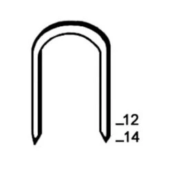 1 000 Agrafes Galvanisées BC14-12 - 14 X 12 Mm - 201412 - Alsafix