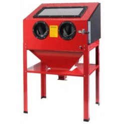 TRAD4U Cabine De Sablage Sableuse, Varan Motors Cabine De Sablage, Microbilleuse Sable Grit 220L 