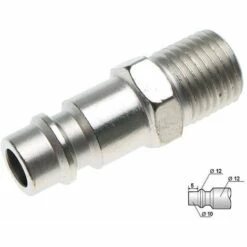 BGS TECHNIC EMBOUT MALE BGS COUPLEUR TYPE EURO LINE FILETE 1/4